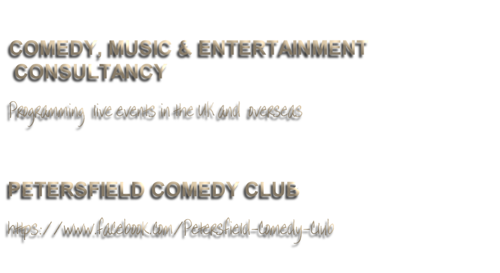 
PETERSFIELD COMEDY CLUB  

https://www.facebook.com/Petersfield-Comedy-Club
